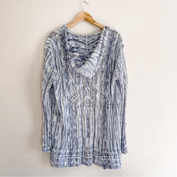 Nic + Zoe | Open Front Lightweight Hooded Cardigan, size Large - Picture 2 of 8